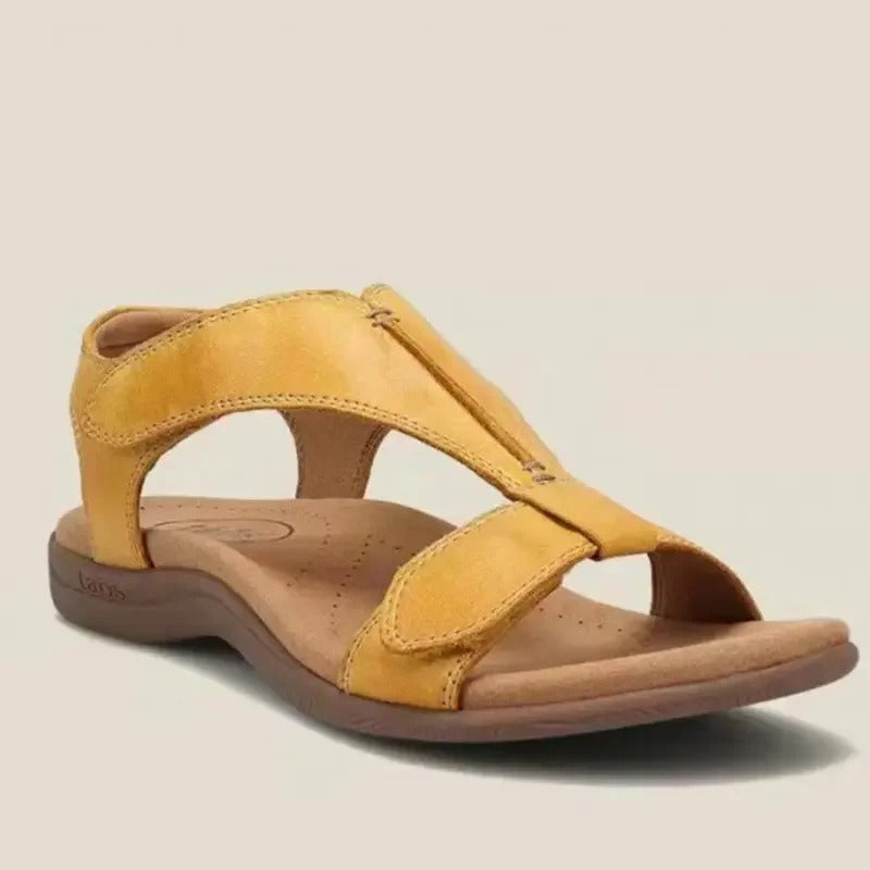 Adjustable Leather Orthopedic Sandals With Arch Support