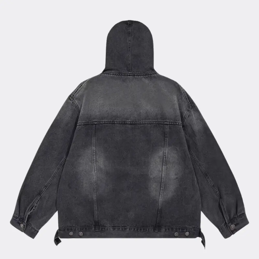 Denim Hoodie for Ultimate Comfort-MODAUTLET