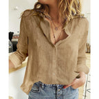 Womens Stylish Fashion Blouse Brown