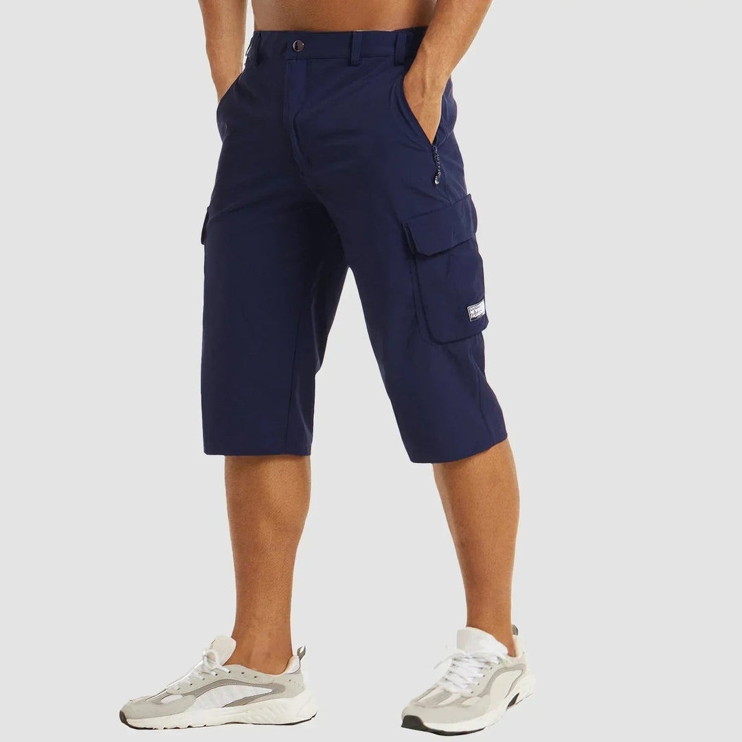 William | Herren Cargo Utility Sommer Kniebund Shorts