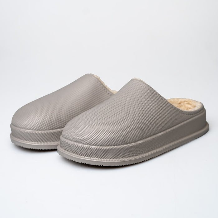 Women's Fluff Flops – Trendy and Comfortable Slippers Gray