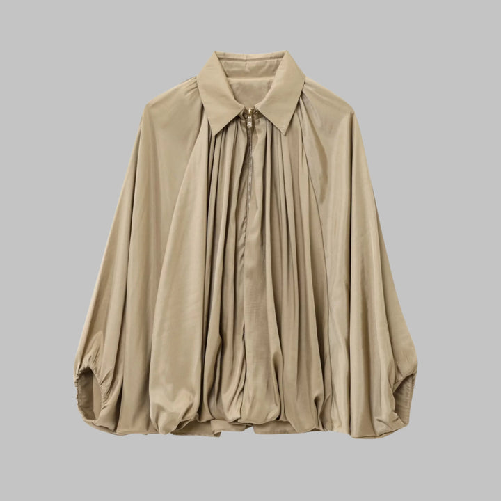 Giacca bomber oversize da donna con maniche a pipistrello imbottite