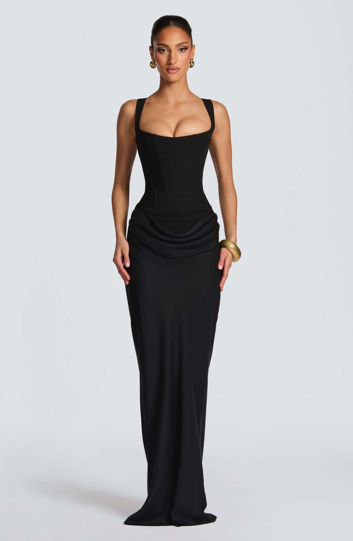 Blair | Damen ärmelloses Bodycon-Maxikleid für Hochzeitsgäste