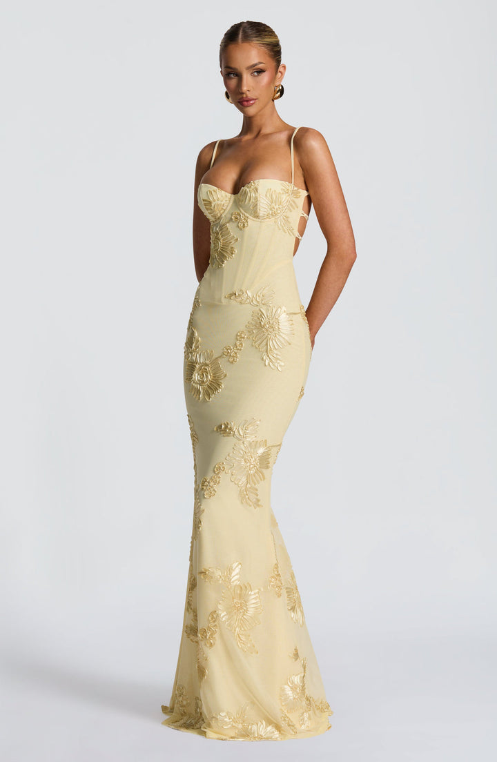 Emma | Vestido maxi floral para mujer para invitadas de boda