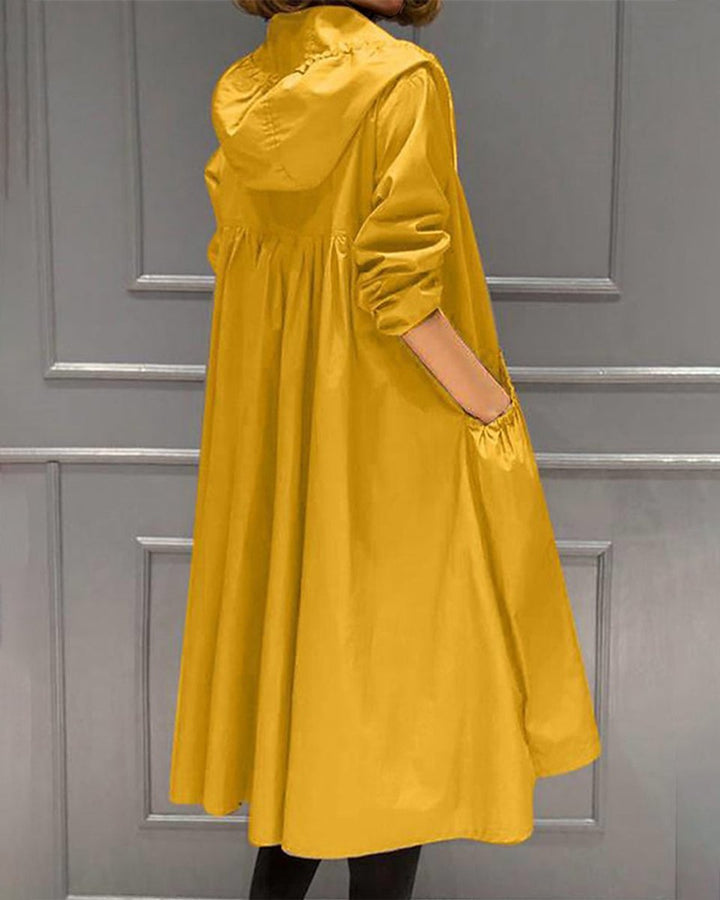 Mia | Women's Waterproof Long A-Line Trench Coat