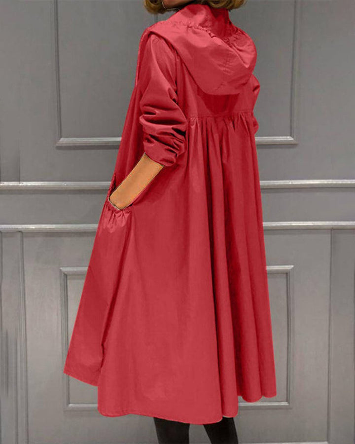 Mia | Women's Waterproof Long A-Line Trench Coat