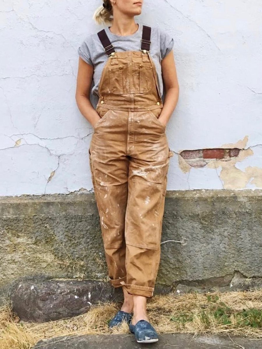 Lily | Afslappede overalls i bomuld til kvinder med justerbare stropper
