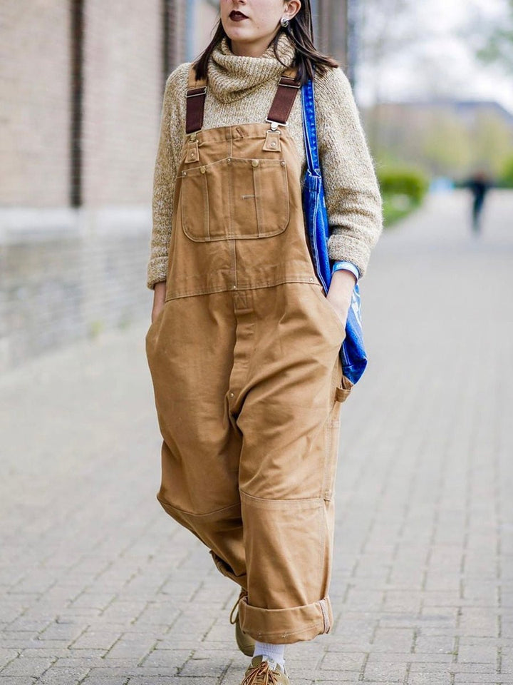 Lily | Afslappede overalls i bomuld til kvinder med justerbare stropper