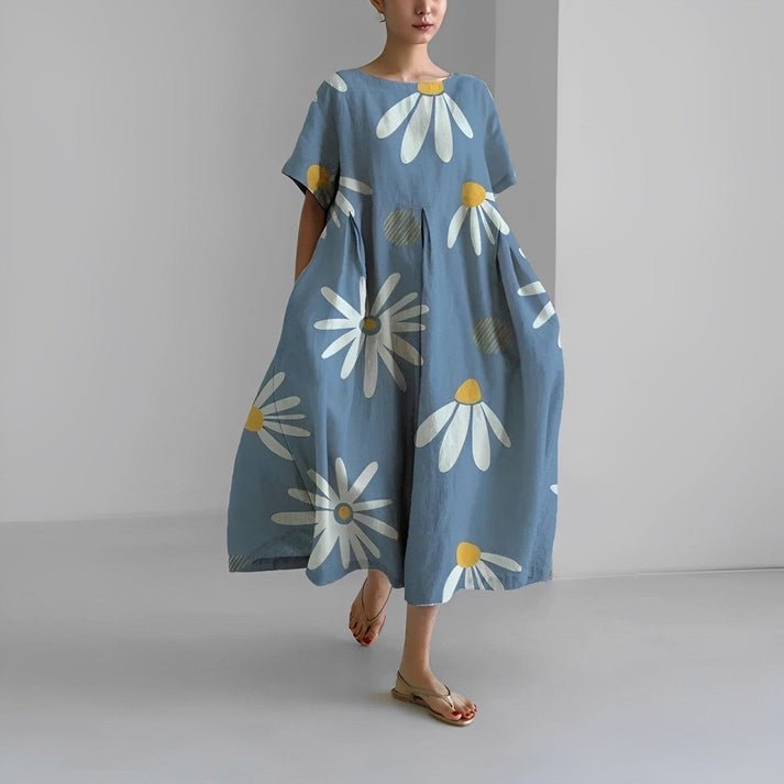 Jacklyn | Women's Relaxed Floral Midi Dress